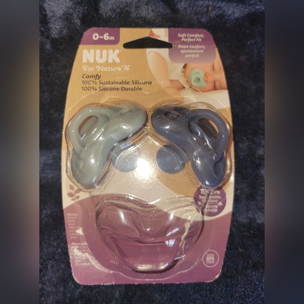 NEW NUK Silicone Comfy Othrodontic Pacifiers for Infants